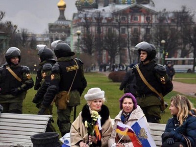 Санкт-Петербург, акция в поддержку Навального
