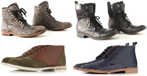 разнообразие зимней мужской обуви